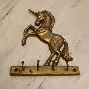🦄 Brass unicorn hooks child children baby decor